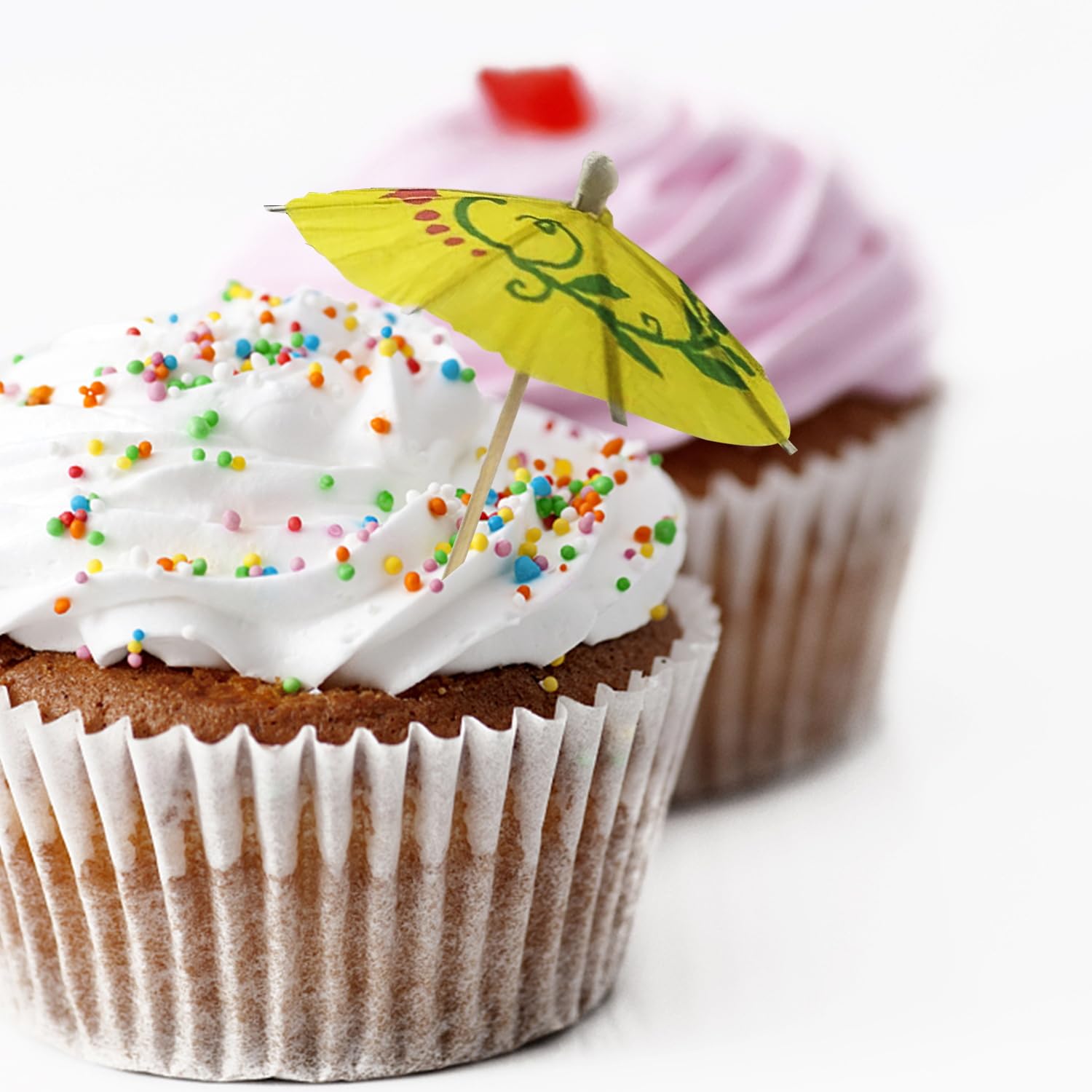 Lot De 100 Parapluies Colorés En Papier Pour Cocktail, Décorations De