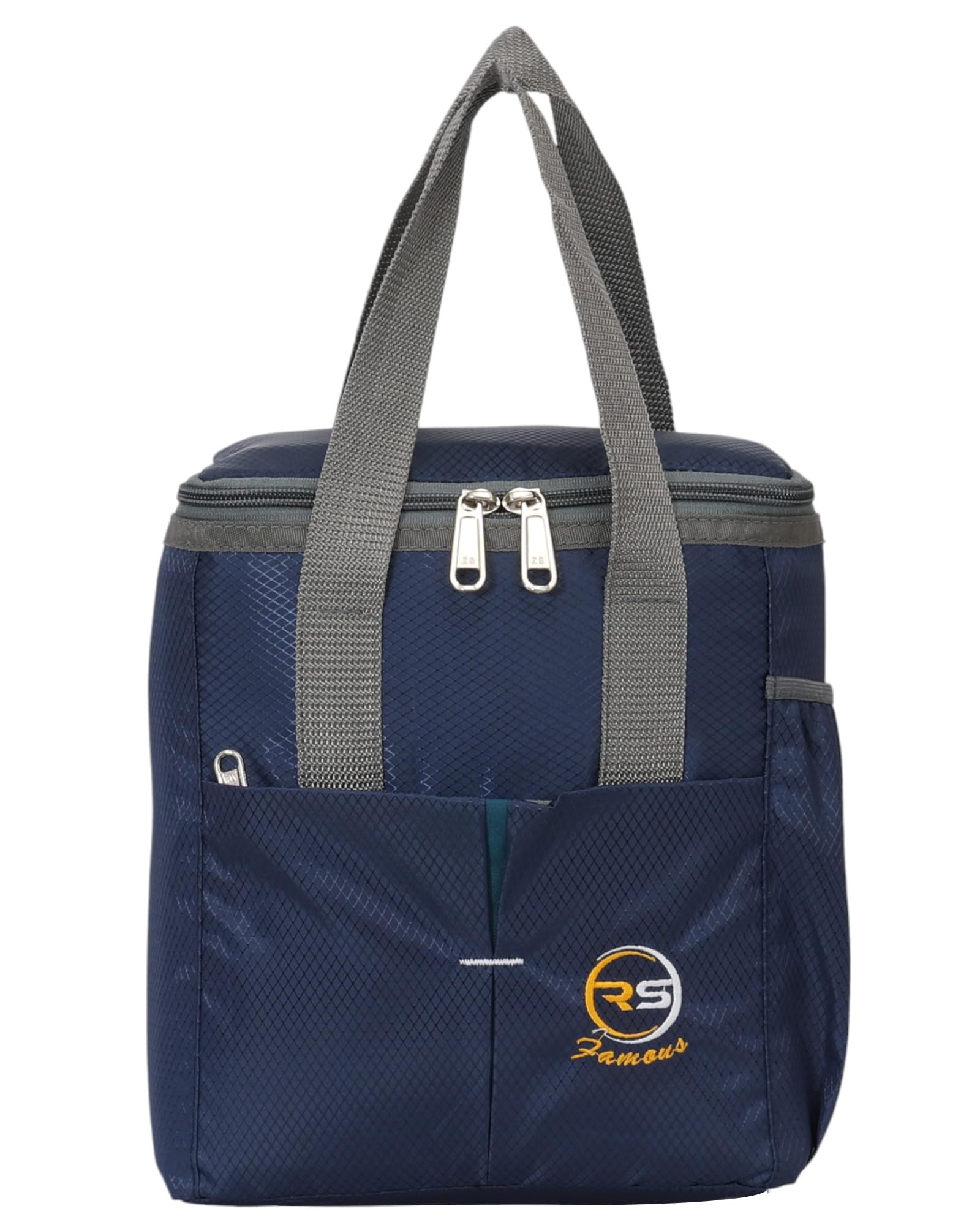 RS FAMOUS 10L Lunch Tiffin Bag for School Collage Office &Picnic for Boys & girl Waterproof Lunch Bag-image-4