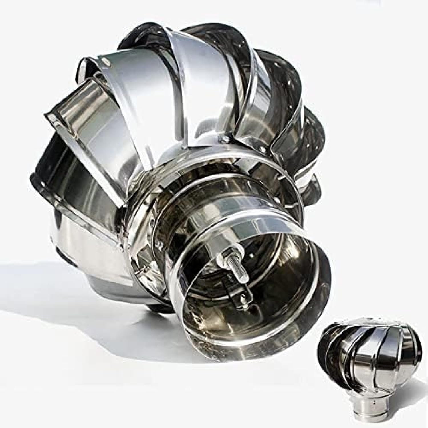 Turbina de techo de cero consumo para eliminar humedad y humo con extractor de conductos