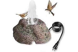 TIANCENTRAL H Birdbath Fountain: Serene Oasis for Feathered Friends