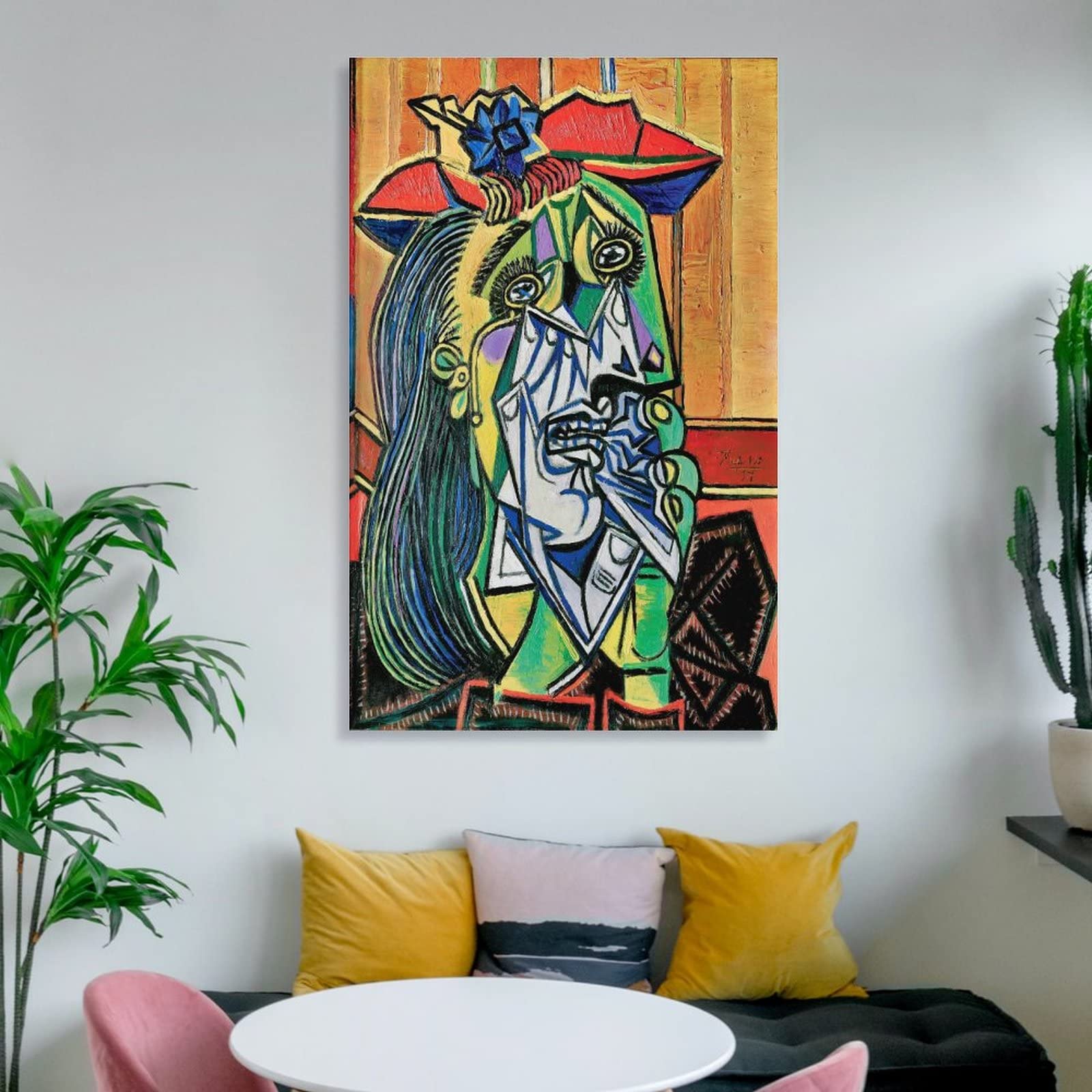 Amazon.co.jp: Pablo Picassoパブロ・ピカソ名画の数々ポスター『鏡の