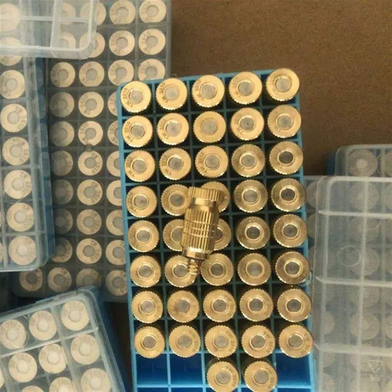 Kit de 30 boquillas de nebulización de alta presión para sistemas de refrigeración, boquillas de nebulización de latón con rosca de 3/16", nebulizador de agua para jardín, boquillas de niebla, cabez
