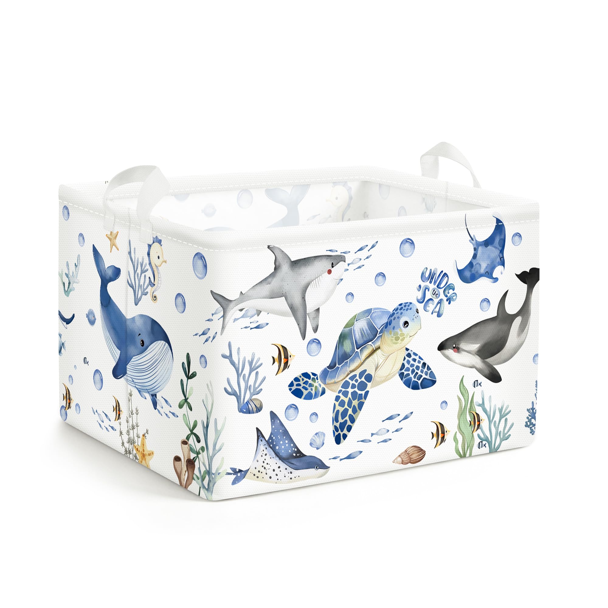 Clastyle 21L Kids Laundry Basket Animals Clothes Toys Storage Box