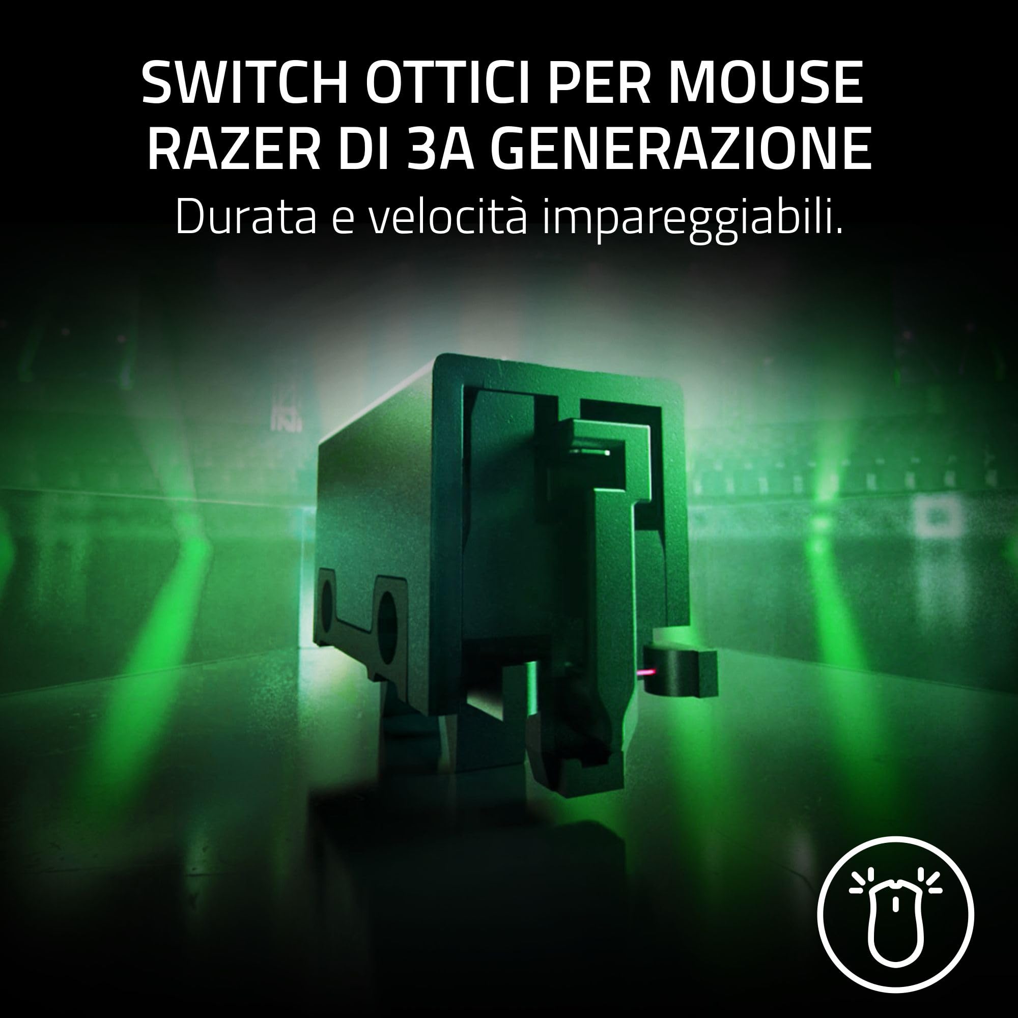 Razer Viper V3 Pro Counter-Strike 2 Dragon Lore - Mouse da gioco wireless ultraleggero per eSport - 55g - 8K HyperPolling - Sensore Pro 35K DPI - 2,4GHz HyperSpeed - 95 ore - PC/Mac | Dragon Lore