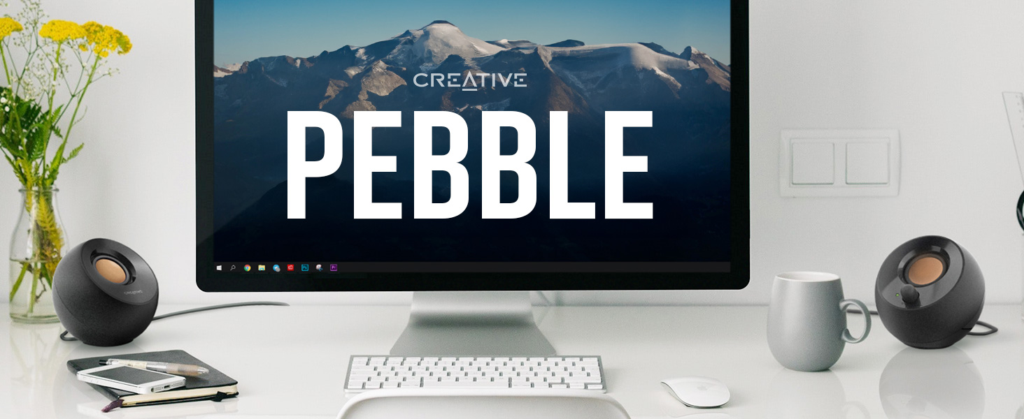 Creative Pebble Pro ホワイト Creative Pebble Pro Unboxing and Sound Check for white PC