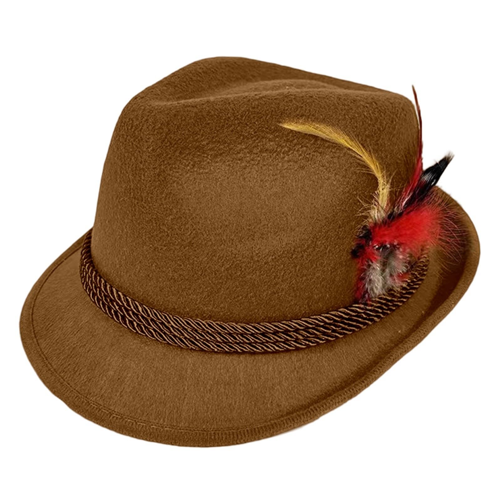 Deluxe Oktoberfest Hat Adult Deluxe German Bavarian Hat Adult Bavarian Beer Guy Oktoberfest Fancy Dress Hats for Fancy Dress Accessory,World Book Week Outfit