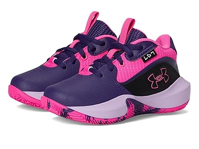 Under Armour Kids Pre School Lockdown 7 (Little Kid) Kids Shoes Purple/Black/Rebel Pink : 11 Little Kid M, Synthetic