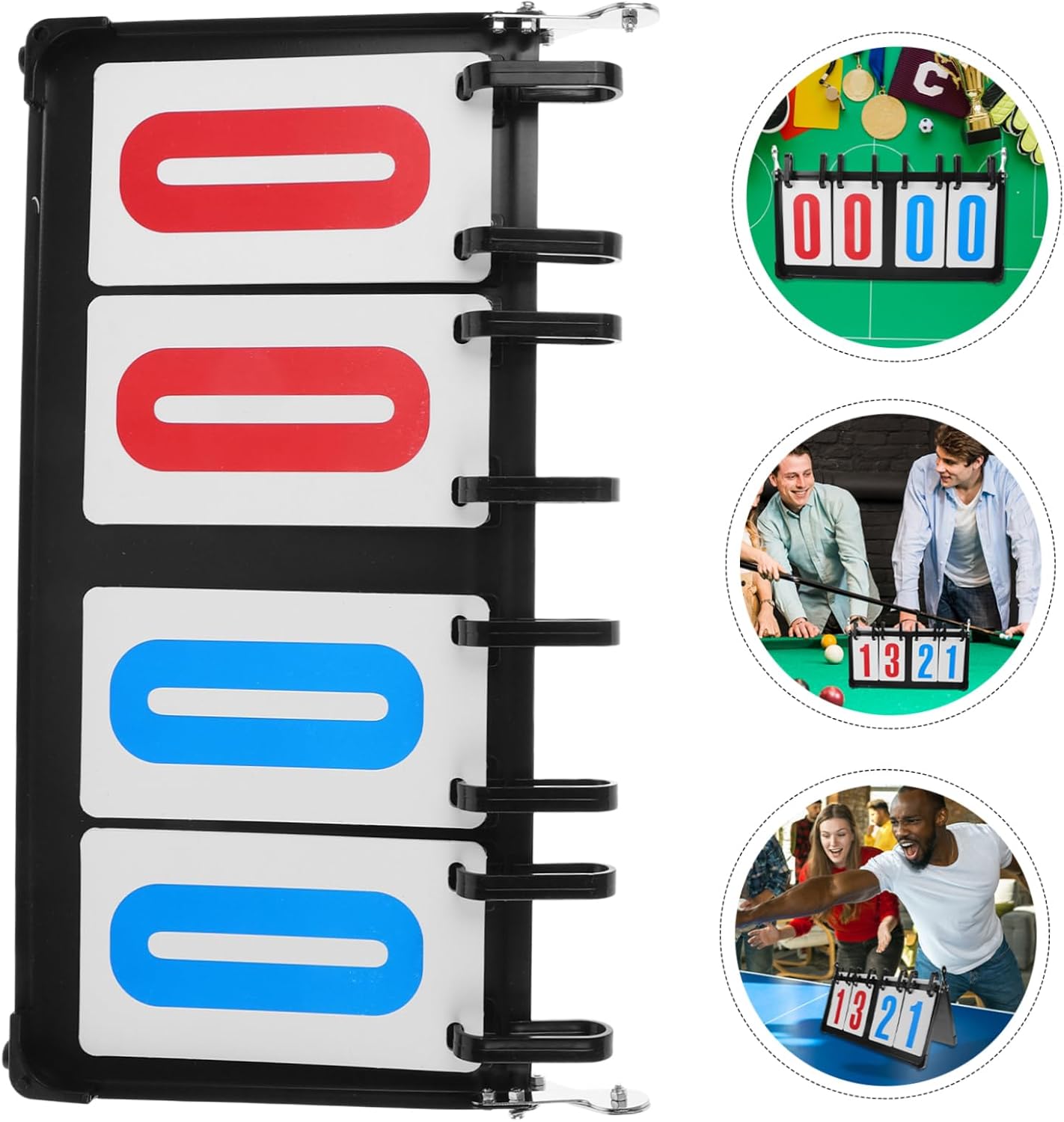 Portable Basketball Scoreboard Game Scoreboard for Sports Tennis Scorekeeper for Net