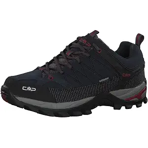 CMP RIGEL LOW TREKKING SHOES WP, Zapatos de trekking, Hombre, Asphalt-Syrah Dark, 39 EU