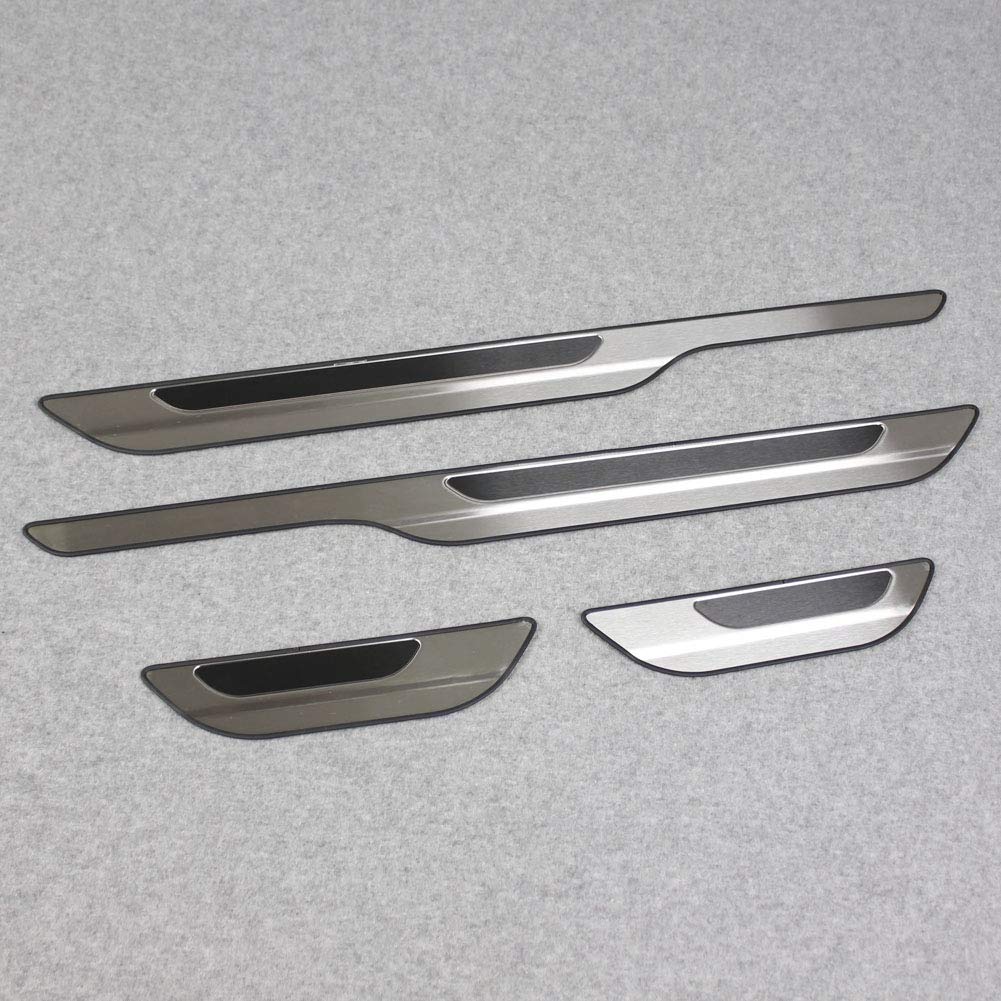 Beautost for Toyota Corolla 2024 2023 2022 2021 2020 2019 Door Sill Scuff Plate Guard Cover Trims Stainless Steel