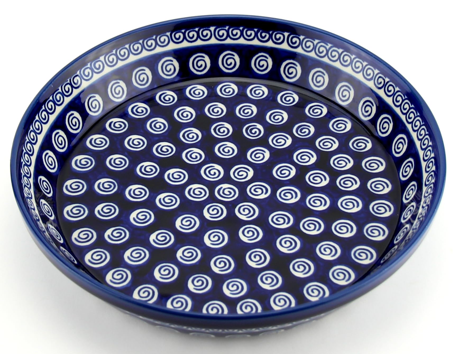 Polish Pottery Dish Pie Plate 10