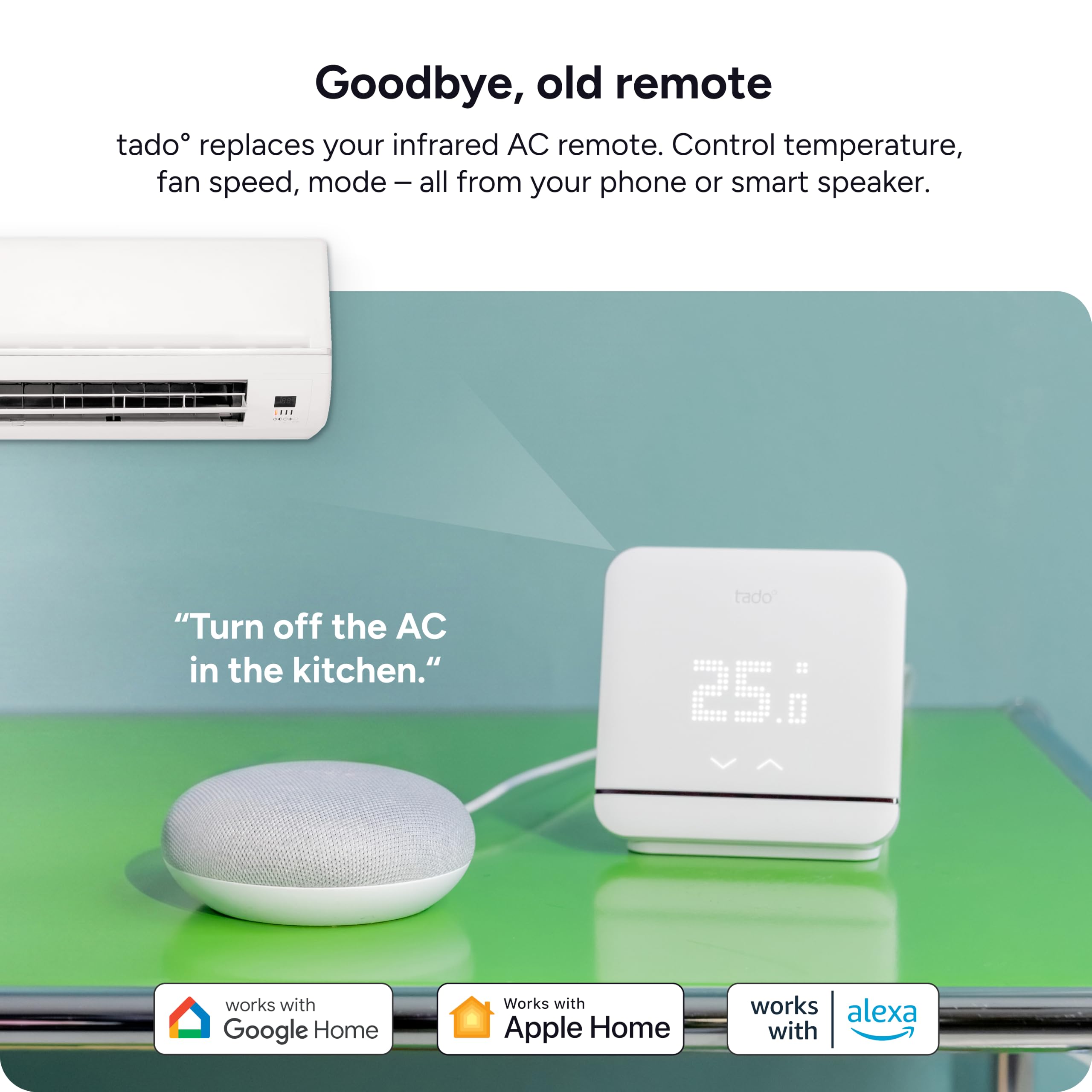 tado° Termostato Inteligente Inalámbrico kit de inicio V3+ – Control de calefacción smart home, fácil instalación, diseñado en Alemania, compatible con Amazon Alexa, Siri y Asistente de Google