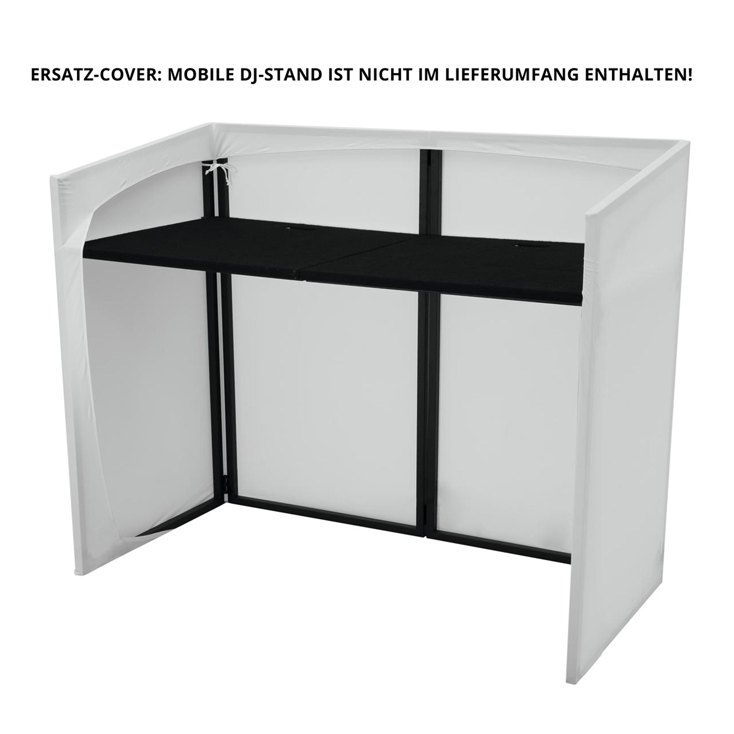 Omnitronic Mobile DJ Stand Cover White - Table de DJ