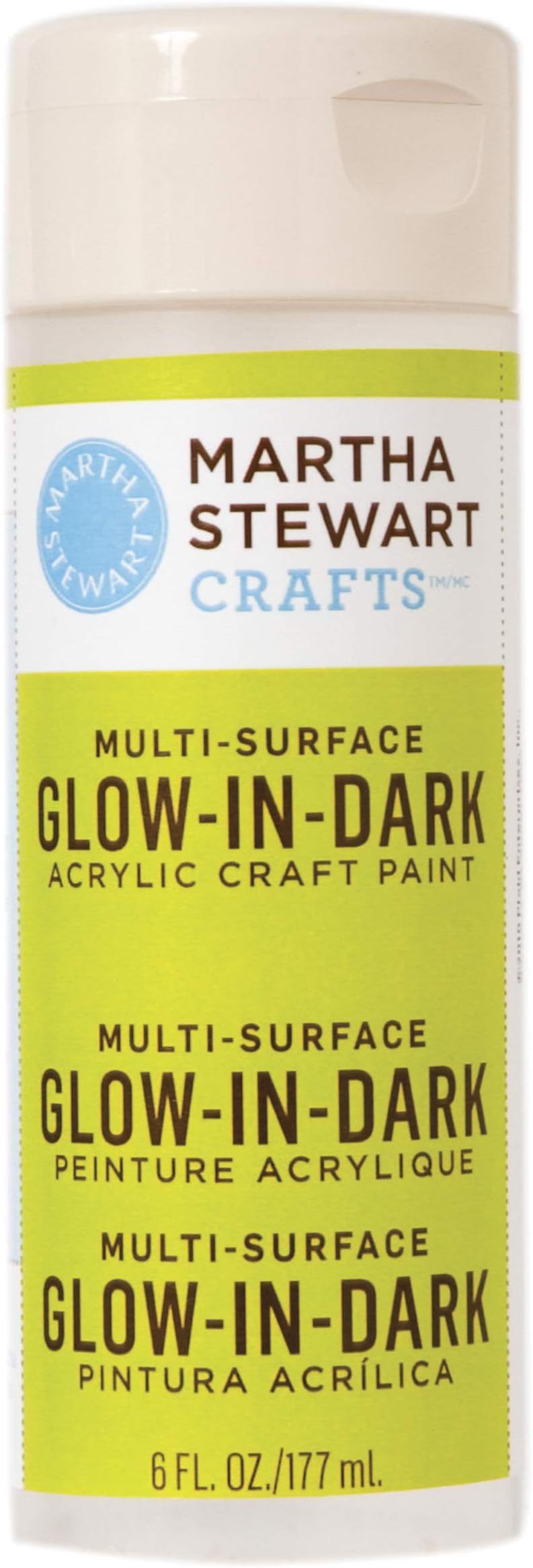 Martha Stewart Crafts Martha Stewart Glow, 6 oz Paint, Dark Yellow