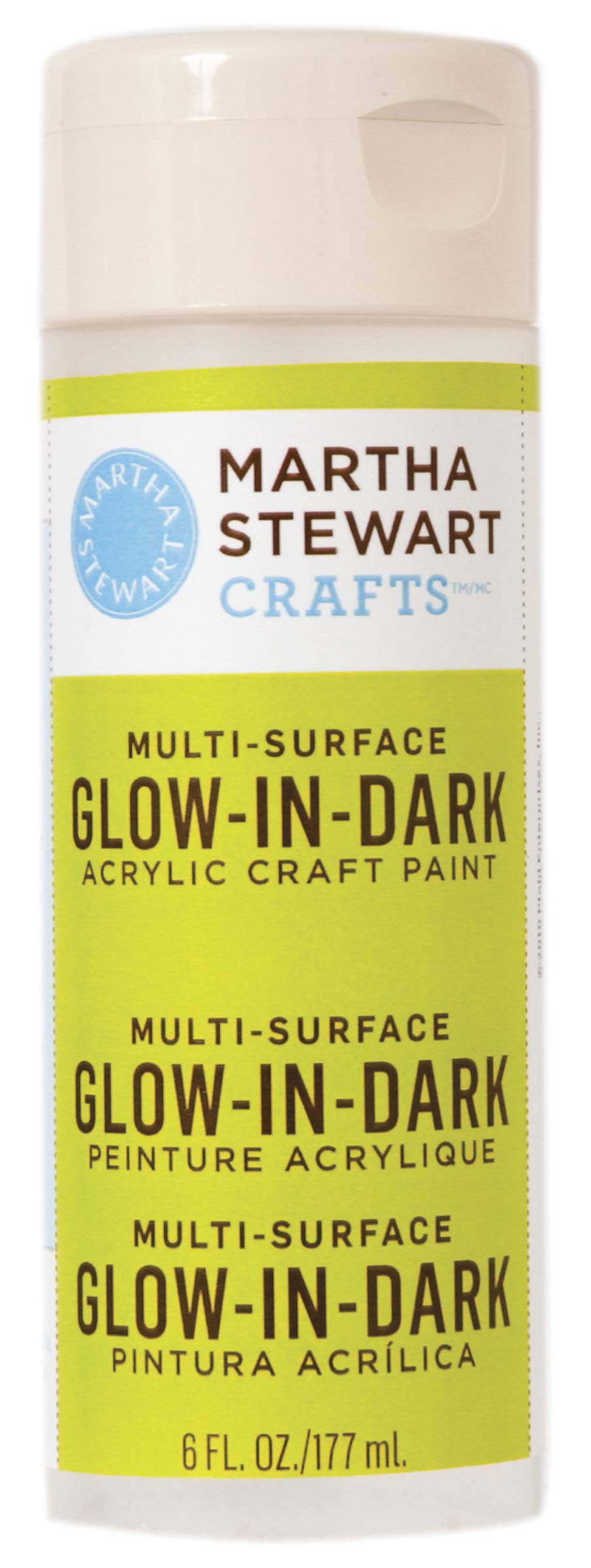 Martha Stewart Crafts Martha Stewart Glow, 6 oz Paint, Dark Yellow
