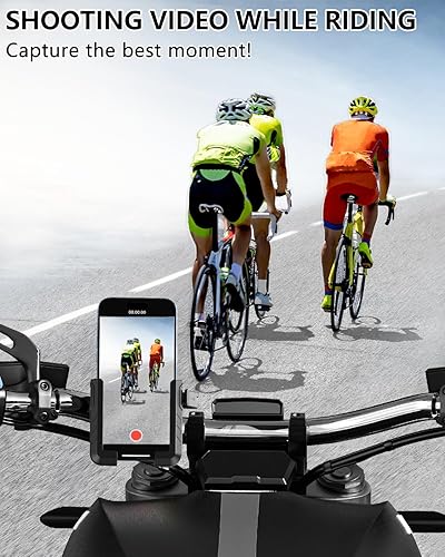 Miniatura 3 de Versátil Soporte De Teléfono Para MotocicletaBicicleta Con Rotación De 360  Para Fácil Acceso A Su Smartphone - Negro