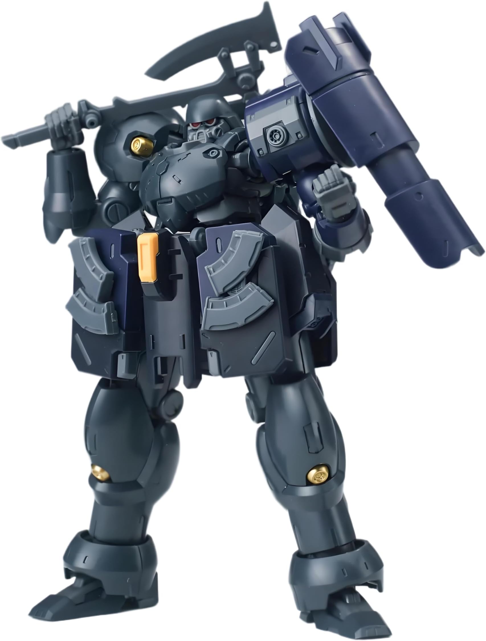 Sheik Mainland 1/144 Plastic Action Figures Kits, ZA-11 ZI-KRON Blue, Highly Articulated 5 Inch Collectible Model