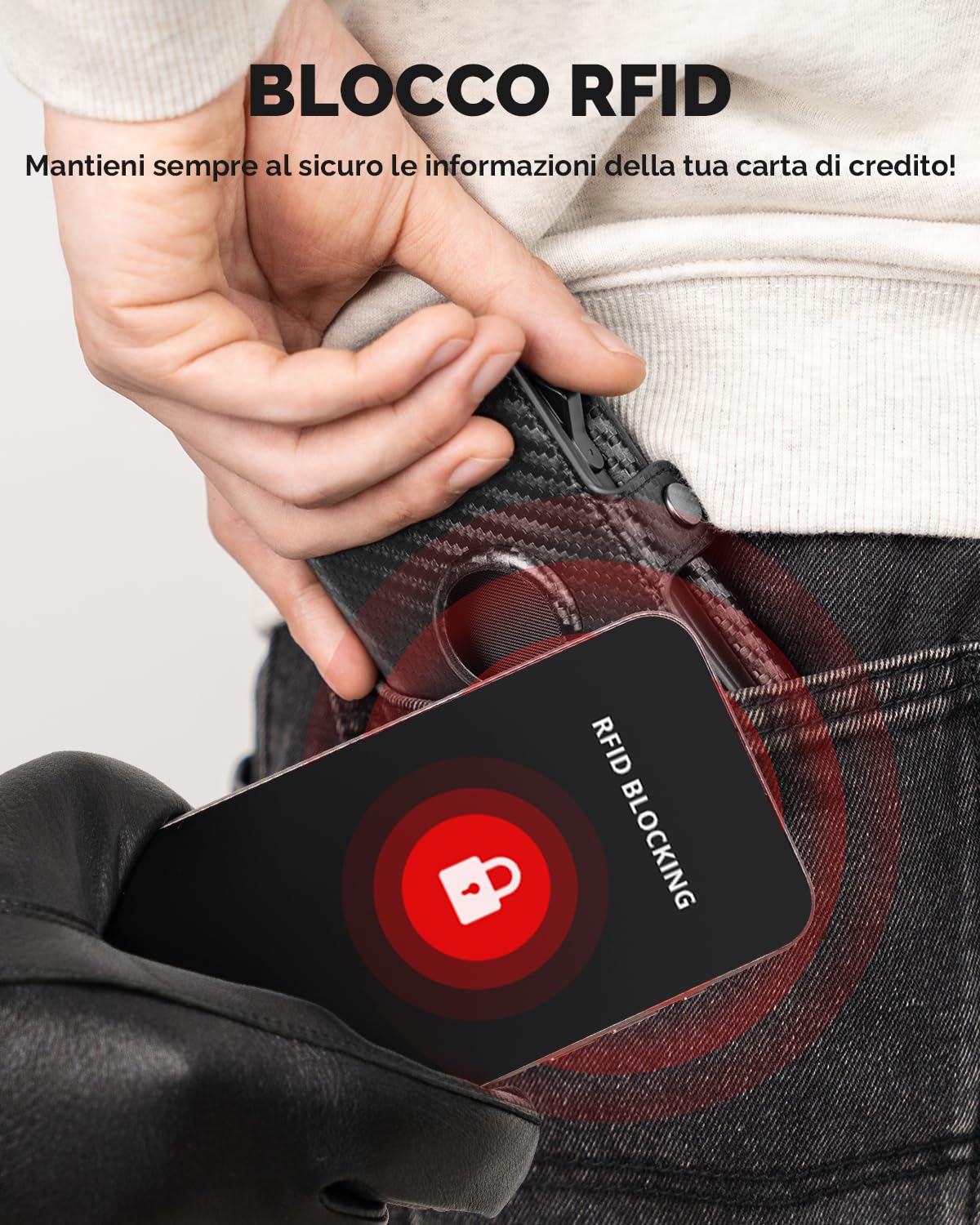 Portafoglio Uomo AirTag Porta Carte di Credito Uomo Portacarte Portafoglio Slim RFID Airtag Wallet Porta Airtag Apple Smart Tag Portamonete Capacità per 9-12 carte Finestra ID di Tasca per Monete