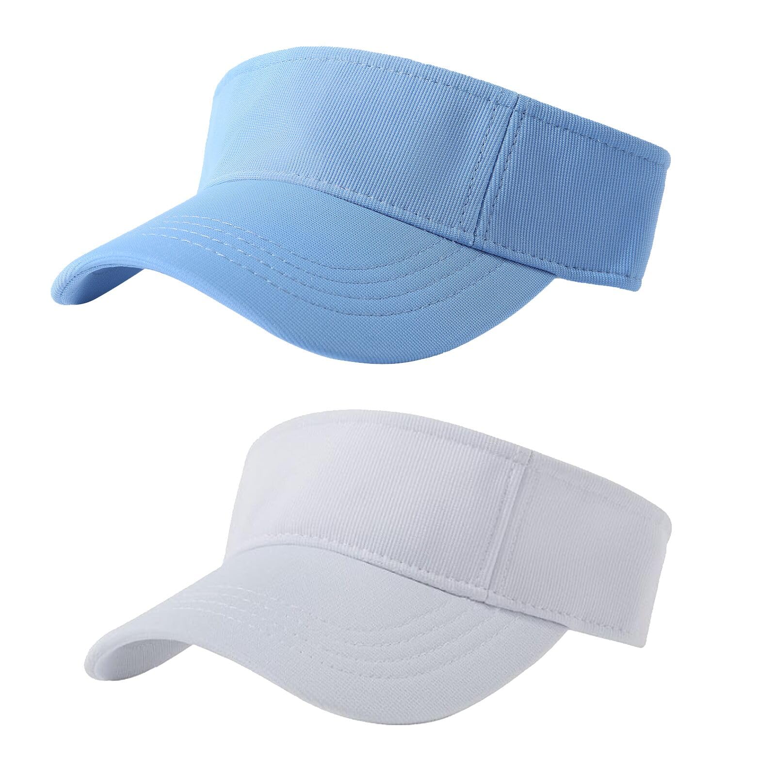 Jastore Kids Girls Boys Packable Hat Sun Visor Hats Cotton Sports Summer Golf Visor Hat