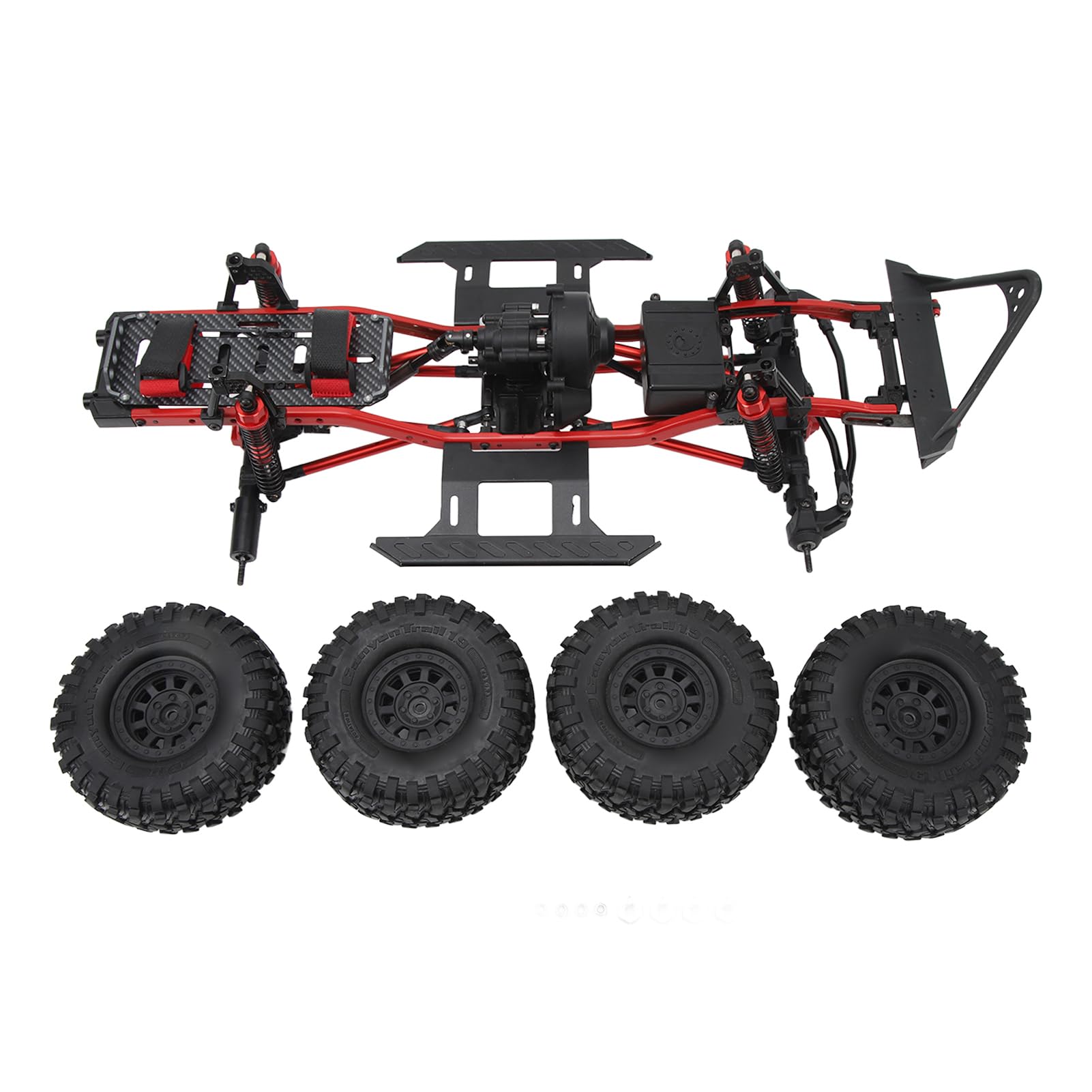 VGEBY RC Frame Chassis with Independent Shock ReducerRC Car Assembled ChassisRC Chassis Accessory,1/10 RC Crawler Car ChassisVehicle Scale Accessories, #111, VGEBY3XURDHE6WO