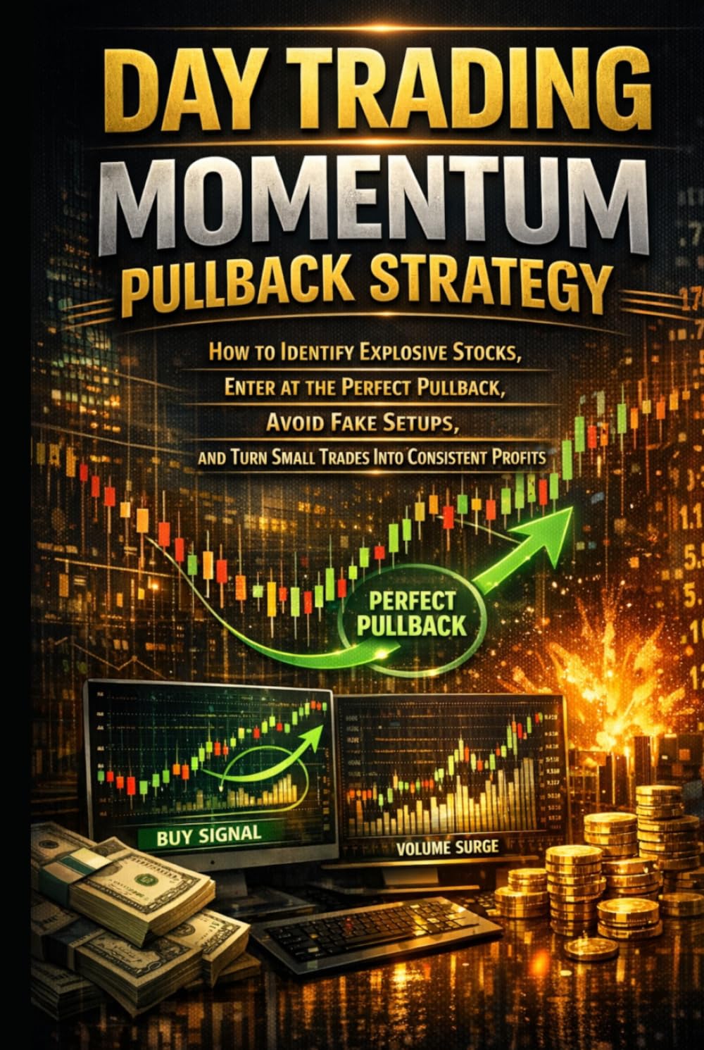 Day Trading Momentum Pullback Strategy: How to Identify Explosive Stocks, Enter at the Perfect Pullback, Avoid Fake Setups, and Turn Small Trades Into Consistent Profits