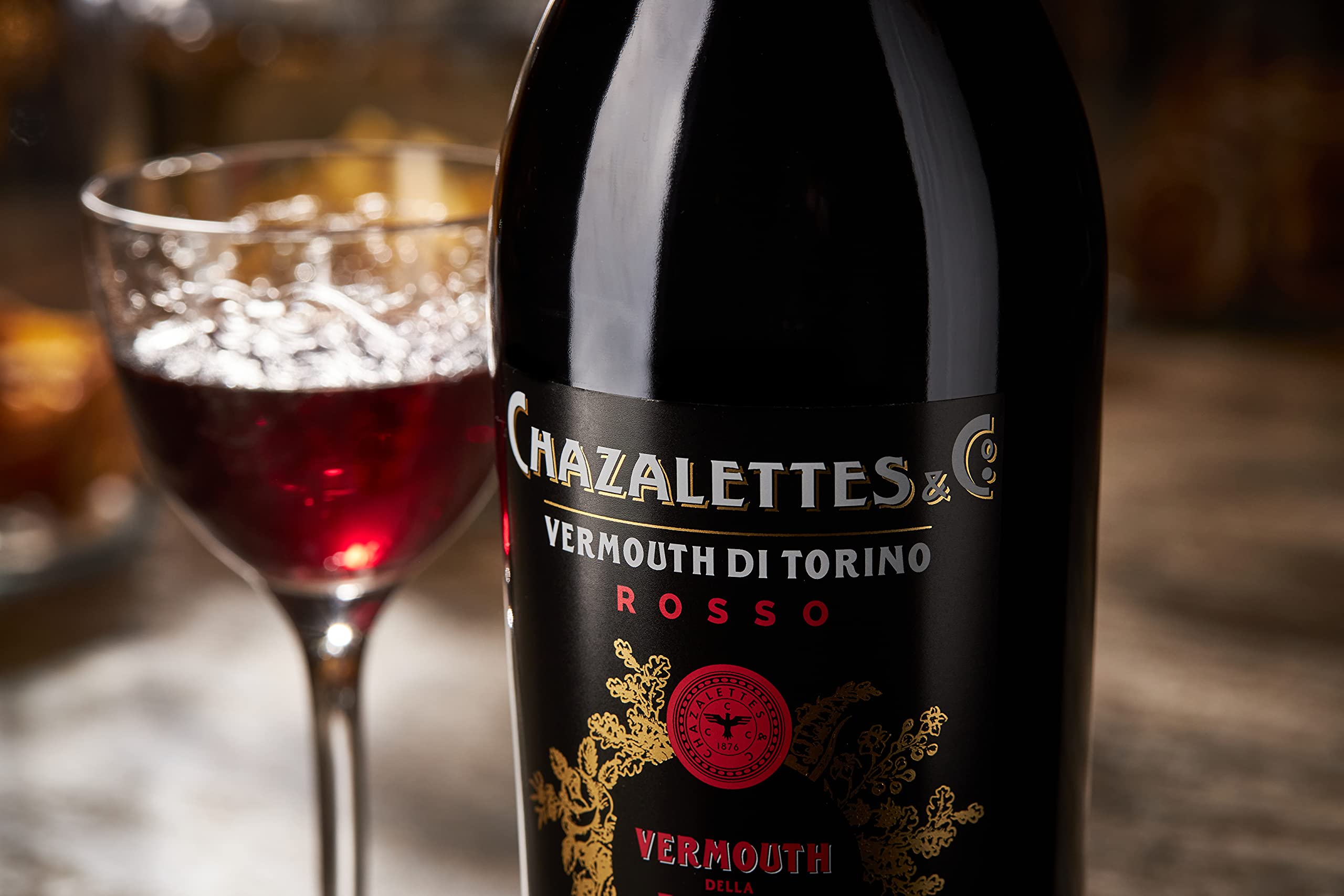 Chazalettes Vermouth della Regina Rosso 75cl - Vermouth con note di erbe, sandalo e coriandolo. 16,5% vol.