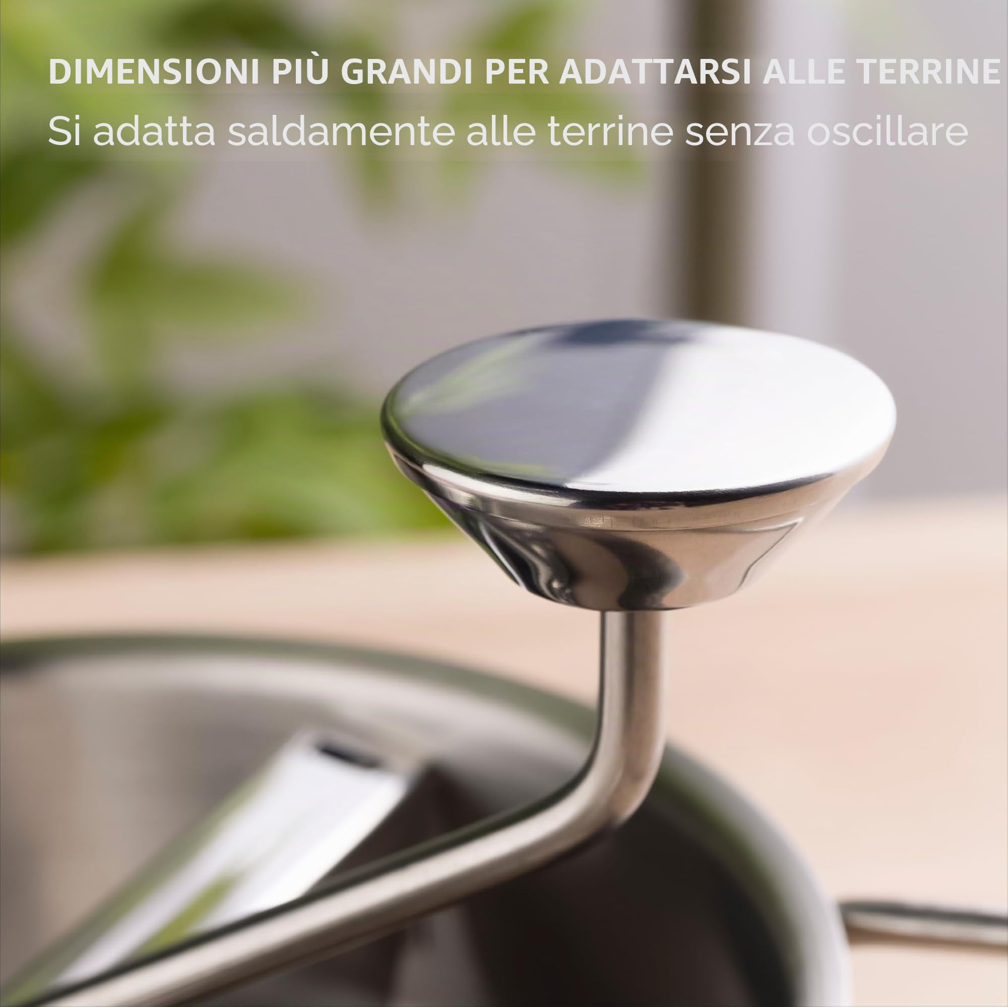 Navaris Passaverdure Manuale in Acciaio Inox Ø 20,5 cm - Passapomodoro Manuale e Passaverdura - Passa Verdure a Mano con 3 Dischi - Passatutto per Frutta Purè Salse Zuppe Vellutate