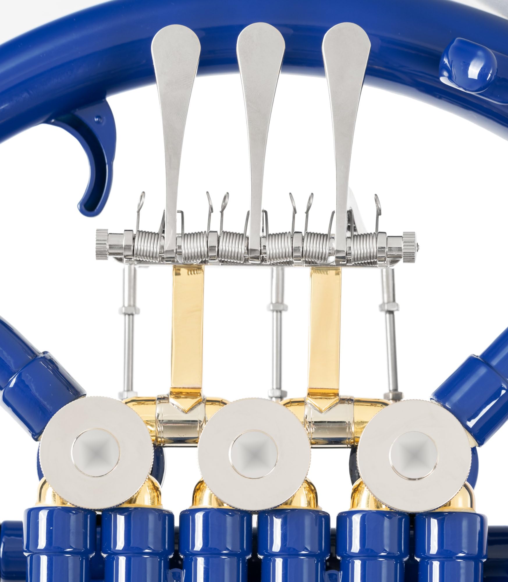 Classic Cantabile WH-20BL MardiBrass Corno Francese in plastica blu, con bocchino e custodia con spallacci. Per principianti e professionisti. Resistente, impermeabile, leggero e robusto.