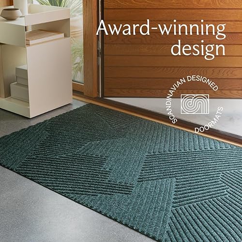 Miniatura 3 de Strå - Tapete para puerta delantera, para interiores y exteriores, impermeable, decoración escandinava del hogar, tapete de otoño, alfombra lavable