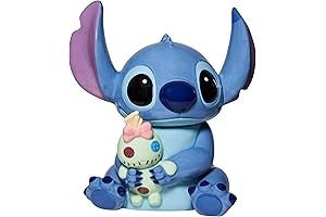 Department 56 Disney Ceramics: Lilo and Stitch Cookie Jar with Scrump Doll