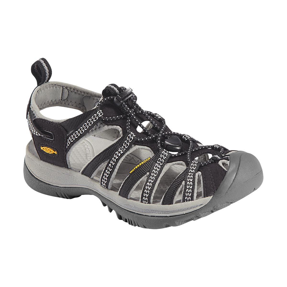 Damen keen flüster-sandalen trekking wanderschuhe schwarz 5.5 uk