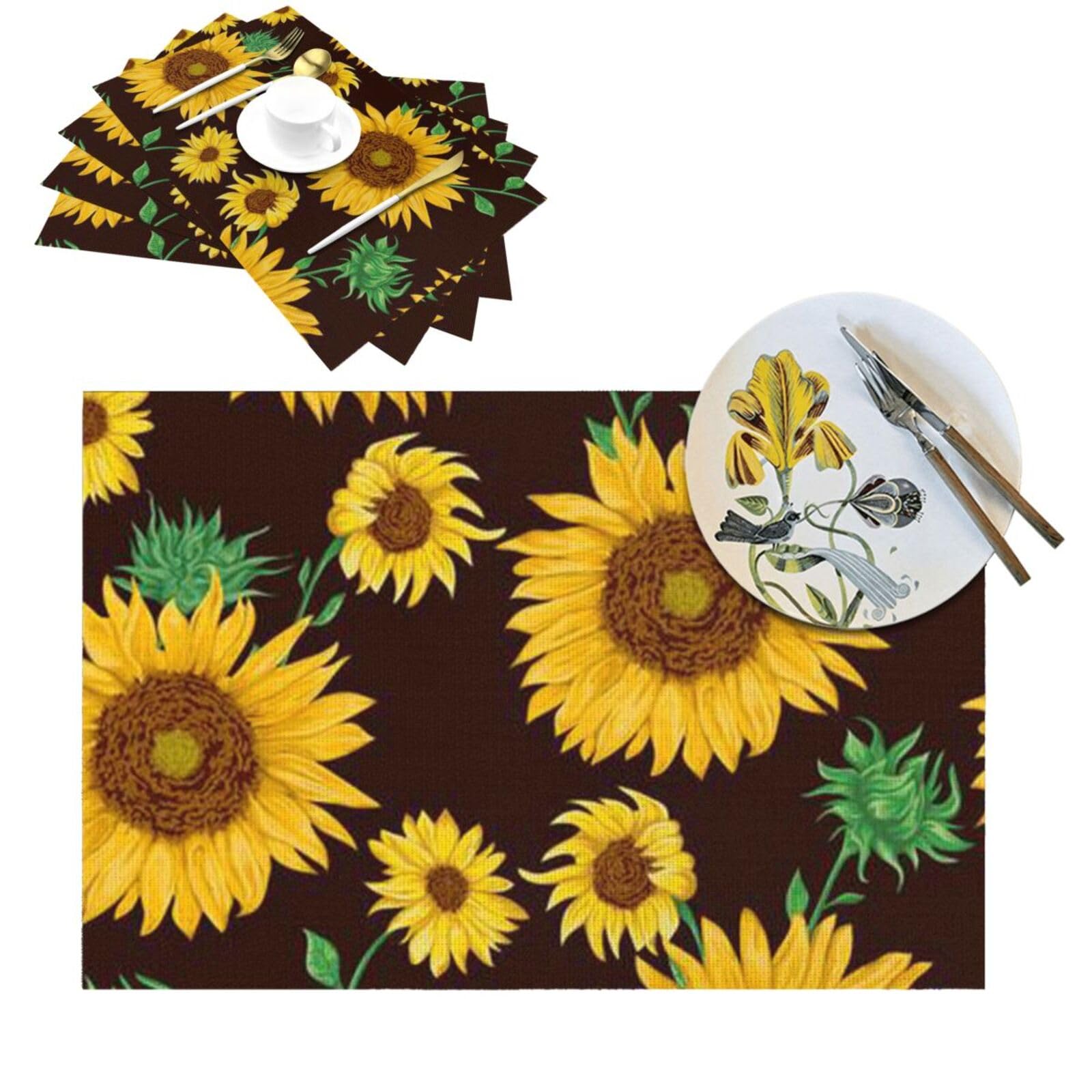 Sets de table antidérapants pour protéger la table des plats chauds