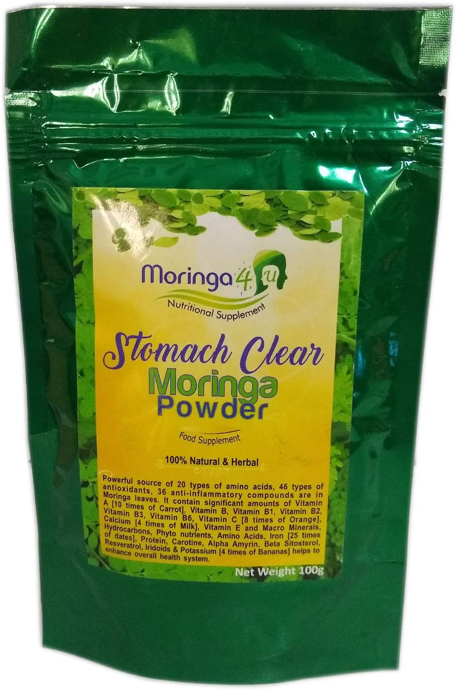 Moringa Stomach Clear Powder 100gm Amazon.ca Health & Personal Care