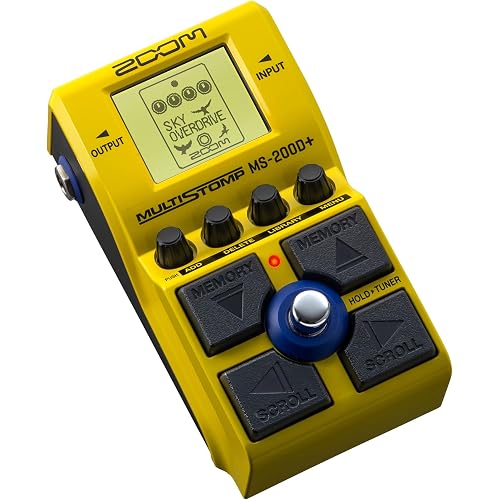 Zoom MS-200D+ MultiStomp Distortion Pedal with 200 Effects
