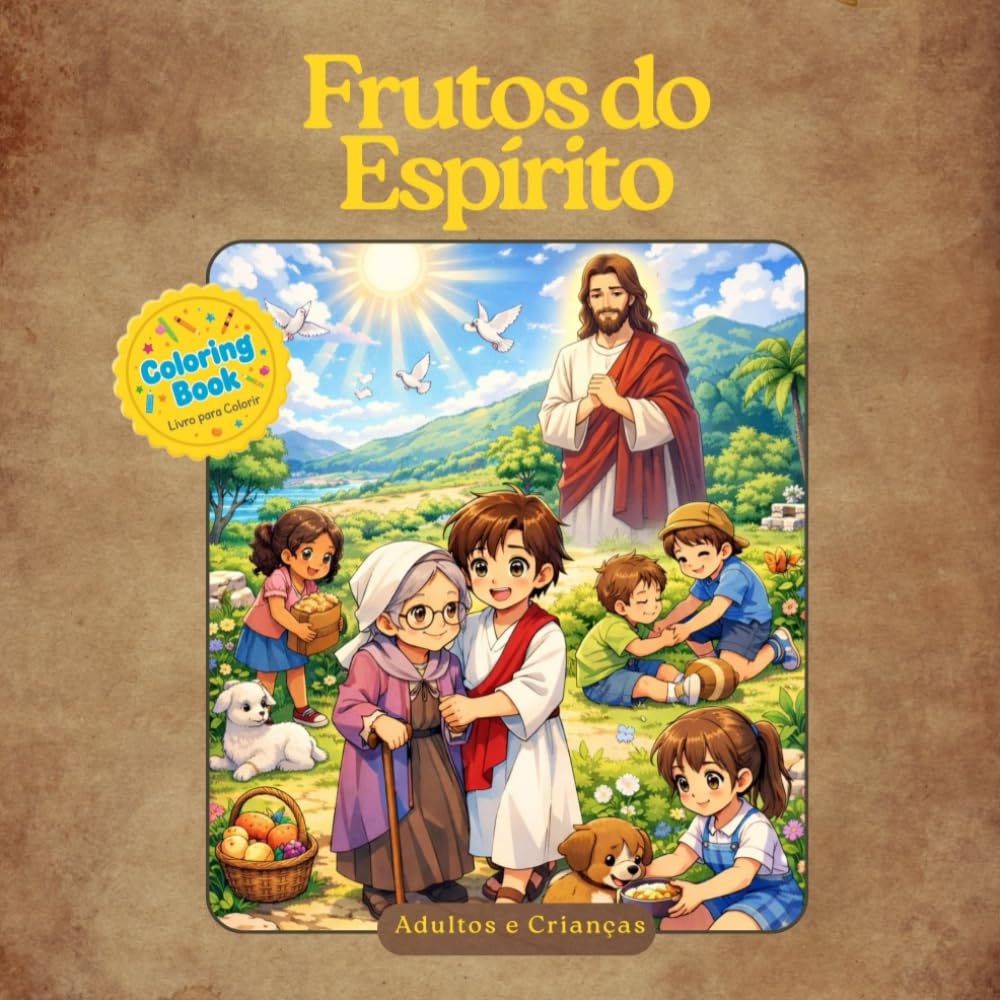 Frutos do Espírito: Aprendendo e Colorindo