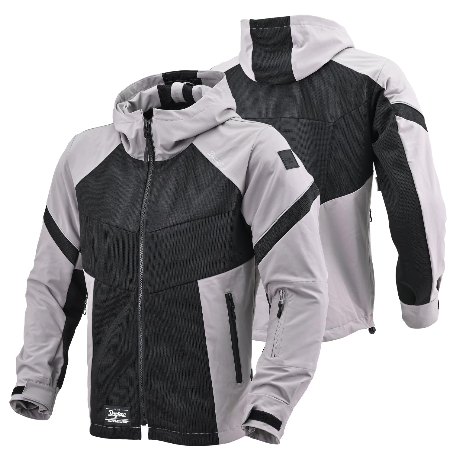 DAYTONA バイクジャケット S 黒/グレー Daytona バイクジャケット Mサイズ グレー