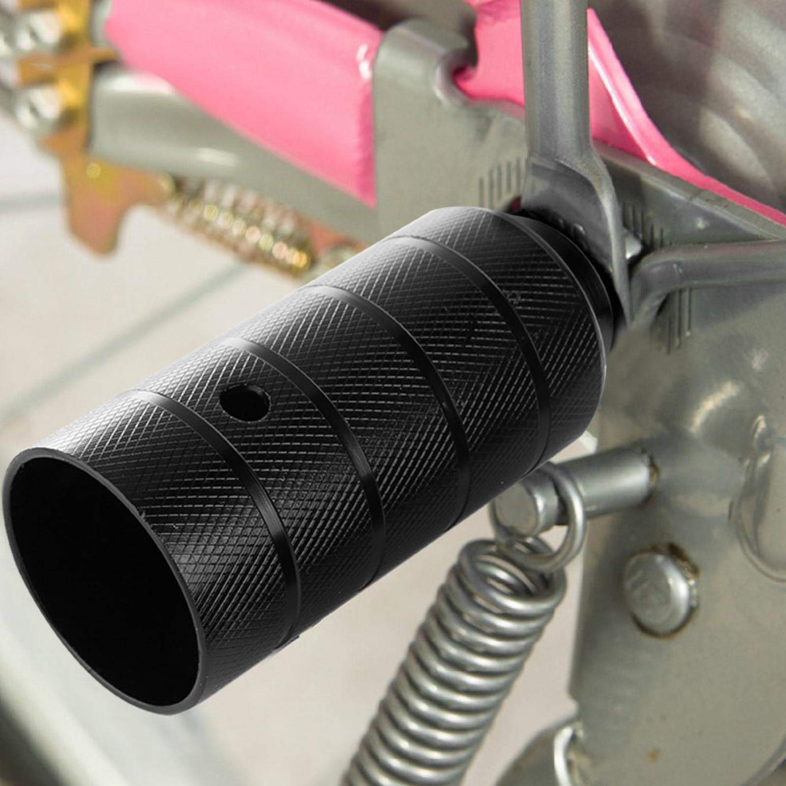 Clavijas Para BMX/Bicicleta - 2 Unidades (Negro, Acero), image size:1601x1601