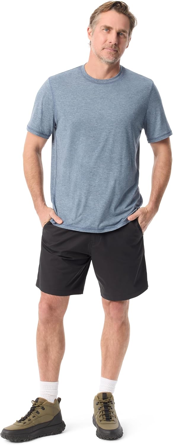 BASS Outdoor Mens Short Sleeve Performance Core Quick Dry Tee Shirt Standard - Image 2