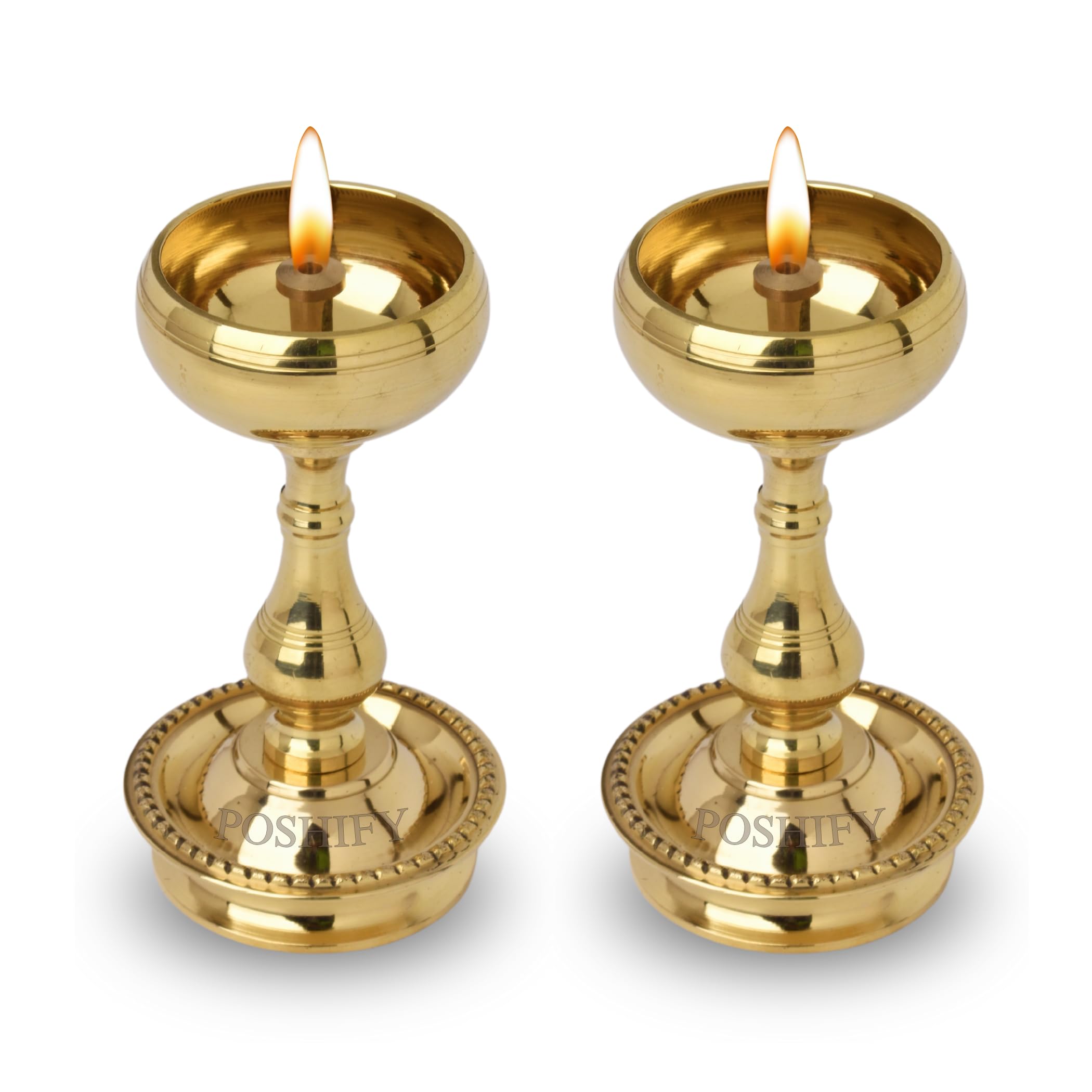Brass Aarti Plate - Handcrafted Indian Diya -9 Brass Aarti Plate - Handcrafted Indian Diya -9