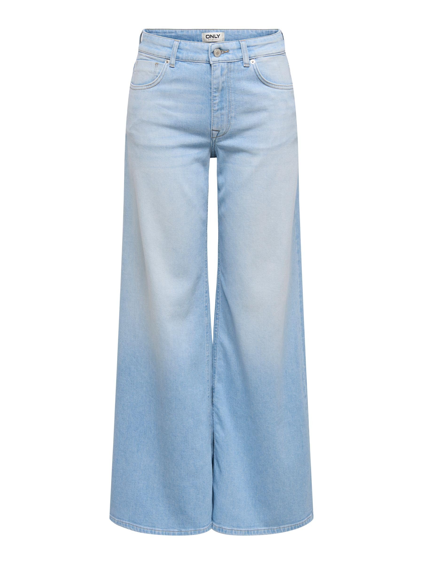 ONLY Female Jeans mit weitem Bein ONLCALIFORNIA Mittlere Taille Flared Jeans