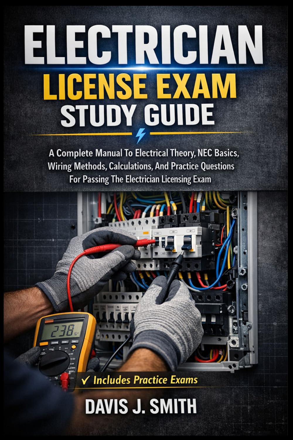 ELECTRICIAN LICENSE EXAM STUDY GUIDE: A Complete Manual To Electrical Theory, NEC Basics, Wiring Methods, Calculations, And Practice Questions For Passing The Electrician Licensing Exam