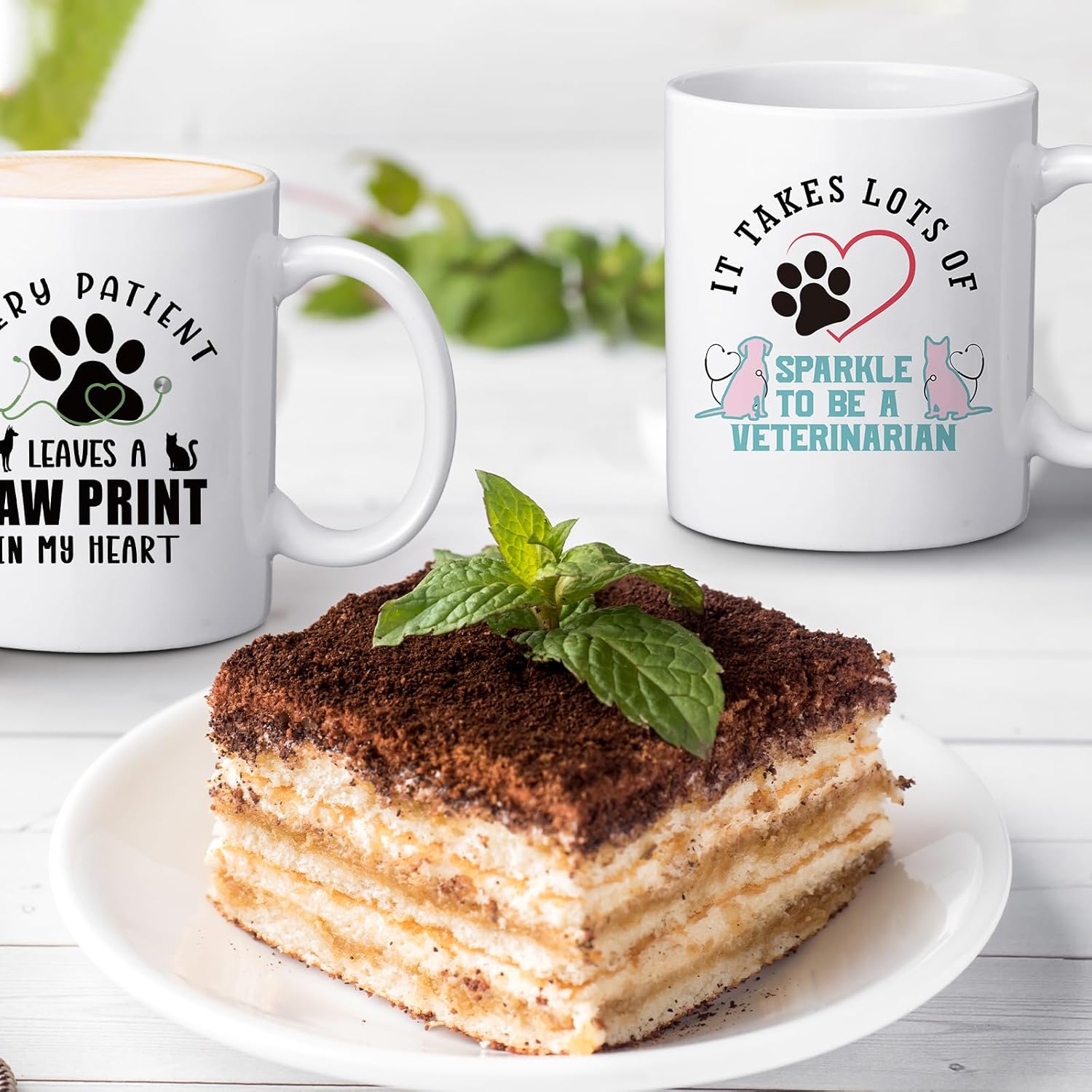 9 Pcs Vet Tech Christmas Gifts Mug Bulk 11oz Veterinarian Ceramic Coffee Cup for Women Men Veterinary Technician Gift for Medical Graduate Dog Doctor Animal Lover Thank You Present - Image 5