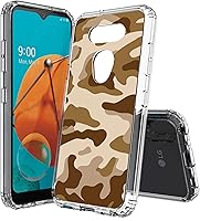 Vista 28 de Beyond Cell Compatible con LG Aristo 5, funda transparente impresa, a prueba de golpes, arañazos, compatible con LG Phoenix 5/Fortune 3/Tribute