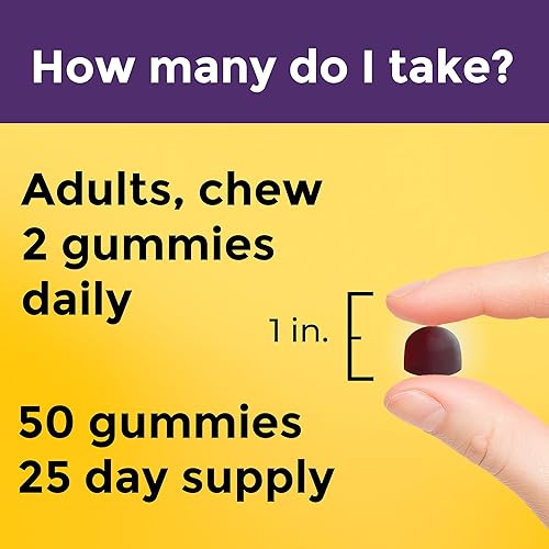 Miniatura 6 de Nature Made Gomitas de fibra probiótica + prebiótica para la salud intestinal diaria, suplemento de apoyo digestivo con probióticos y fibra, 50