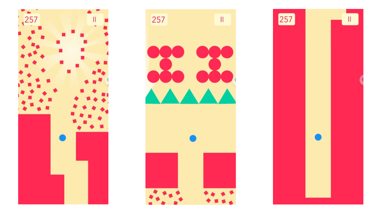 Ball drop ball path color lines puzzle.Geometry Ball line.Line Follower This game has just