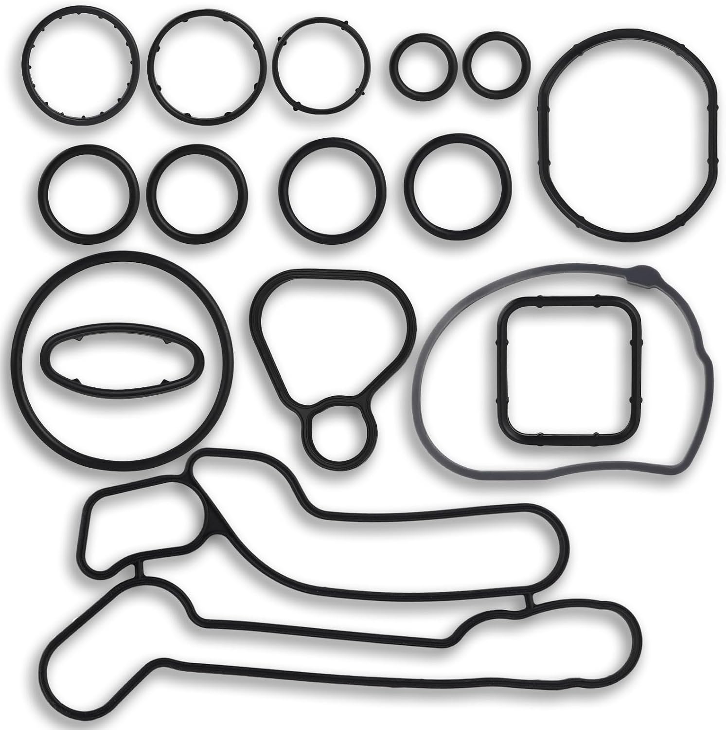 FLYPIG Engine Oil Cooler Gasket Seal O-Ring 55353331 | For Chevrolet Cruze Aveo Sonic Pontiac G3 Saturn Astra, Replaces 55354071 926-167 55571687 55353321