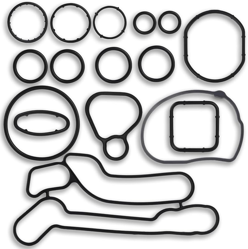 Kit de Juntas e Anéis O-ring do Resfriador de Óleo do Motor FLYPIG 55353331 – 15 peças
