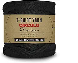 Fio de Malha Premium Circulo- Cores Básicas (8990-Preto)