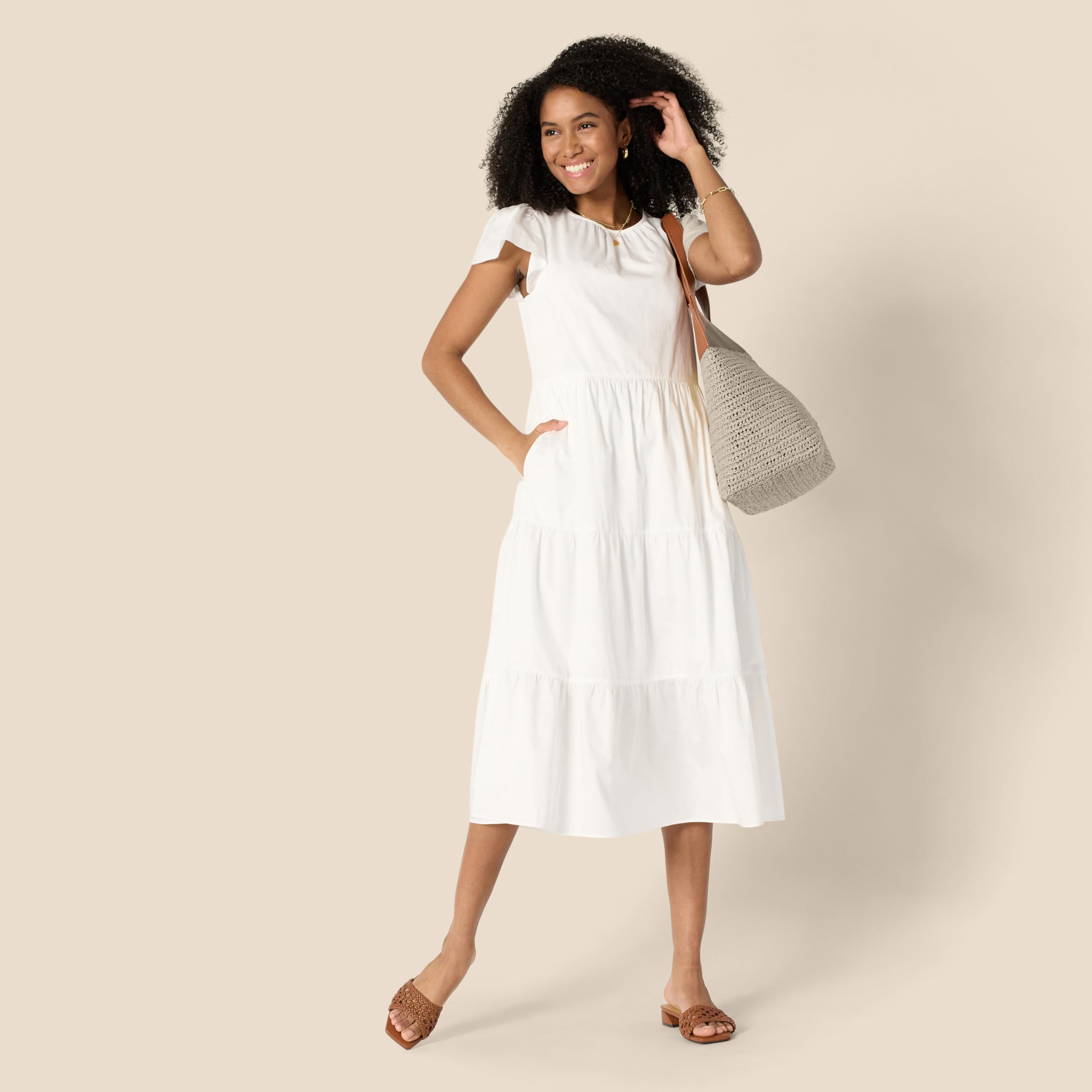 Amazon Essentials Mujer Mini Heel Mule Sandals