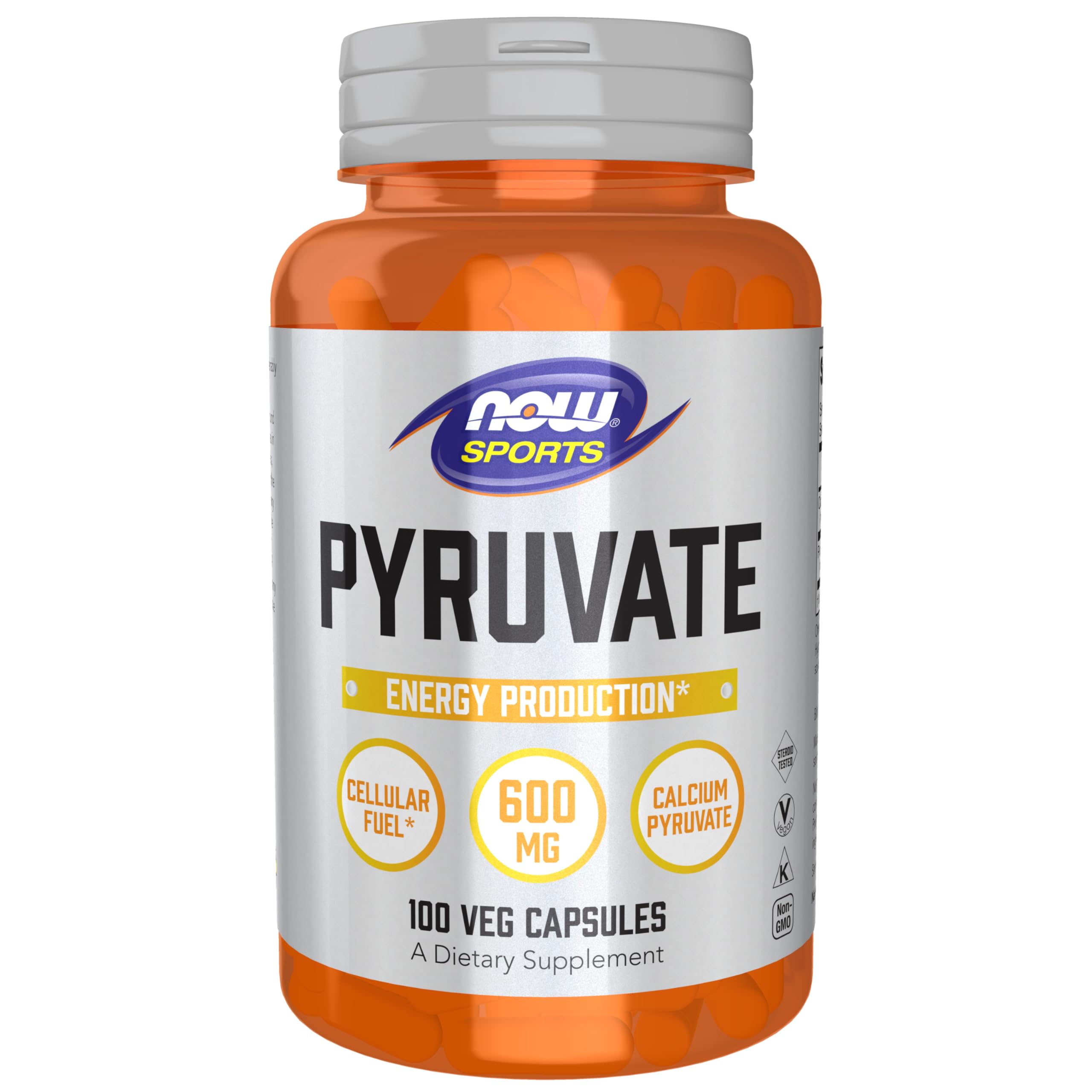 Foods - Pyruvate Cellular Fuel 600 Mg. 100 Capsules
